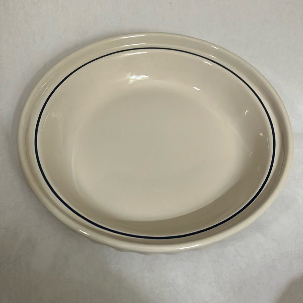 Longaberger Woven Traditions Classic Blue 10” Pie Plate